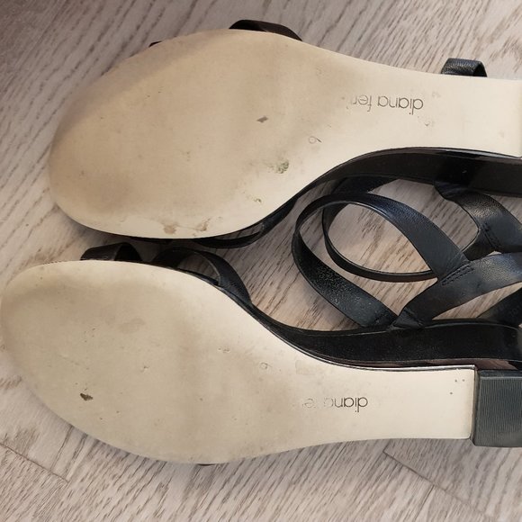 Diana Ferrari Strappy Wedge Sandals - Picture 5 of 7